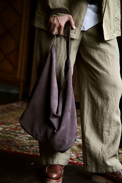 YOKE Linen Silk Kersey Double Breasted Blezer PICK UP STYLE