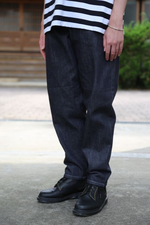Graphpaper Border S/S Tee(GM203-70144B) style.2021.7.10.