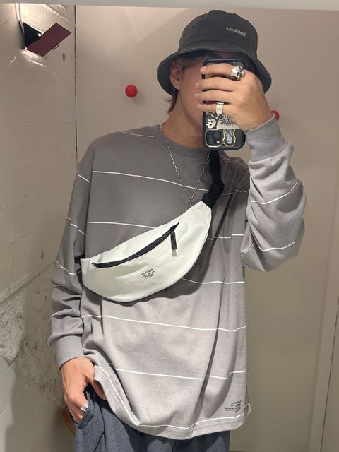 FreshService 新作PIN BORDER L/S TEE style 2024.7.17