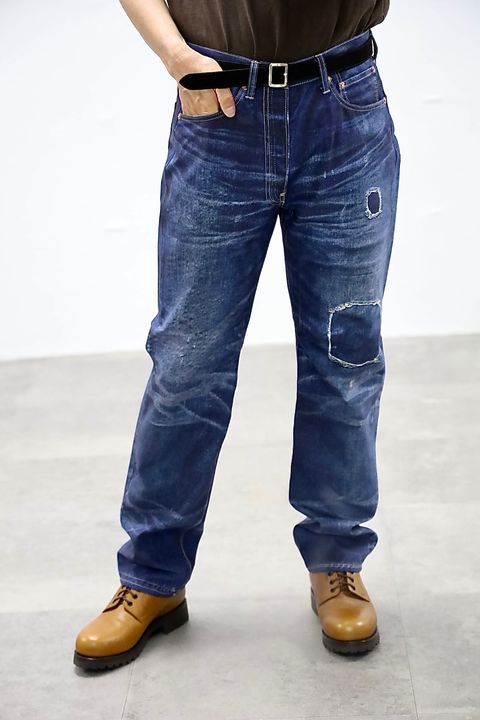アイジュンヤワタナベマン 26SS New Manual 転写デニムプリントパンツ(WQ-P903-100)☆5月15日(金)発売！