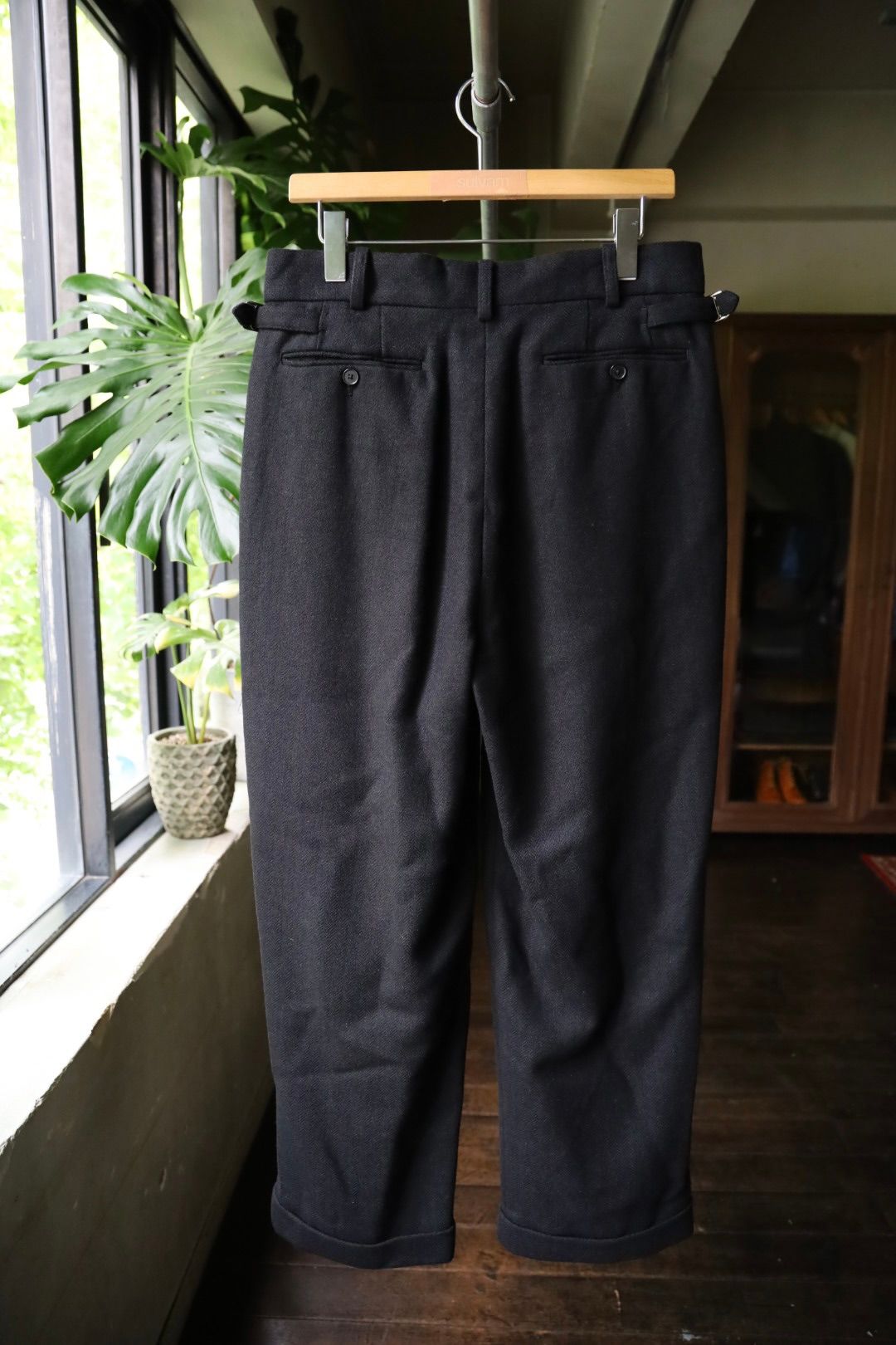 アプレッセ Tweed Trousers(24AAP-04-07H)BLACK