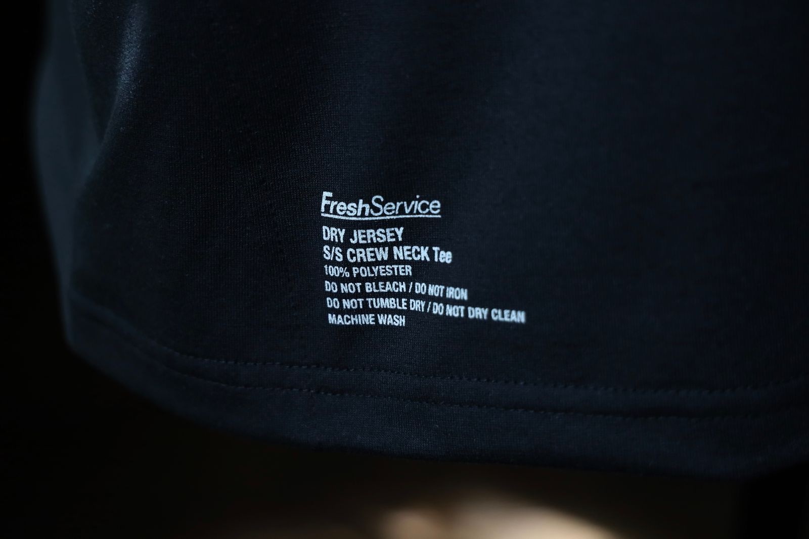 フレッシュサービス DRY JERSEY S/S CREW NECK TEE(FSC253-70083B)BLACK★7月26日(土)発売！