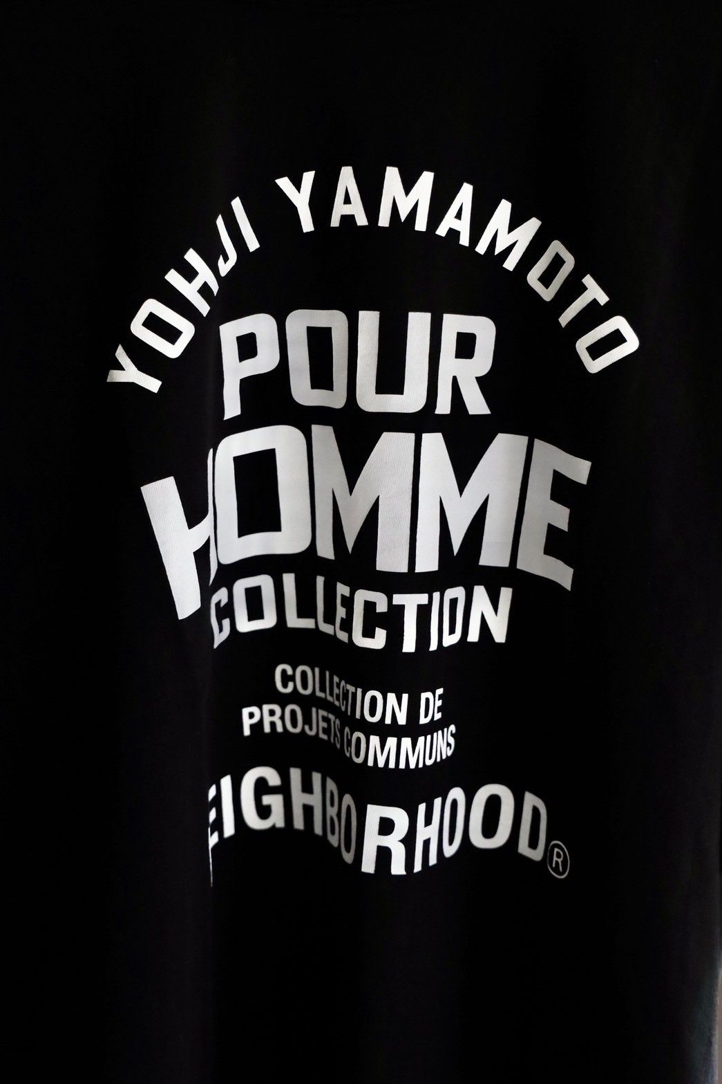 Yohji Yamamoto x NEIGHBORHOOD TEE SS-2(HP-T90-997)BLACK