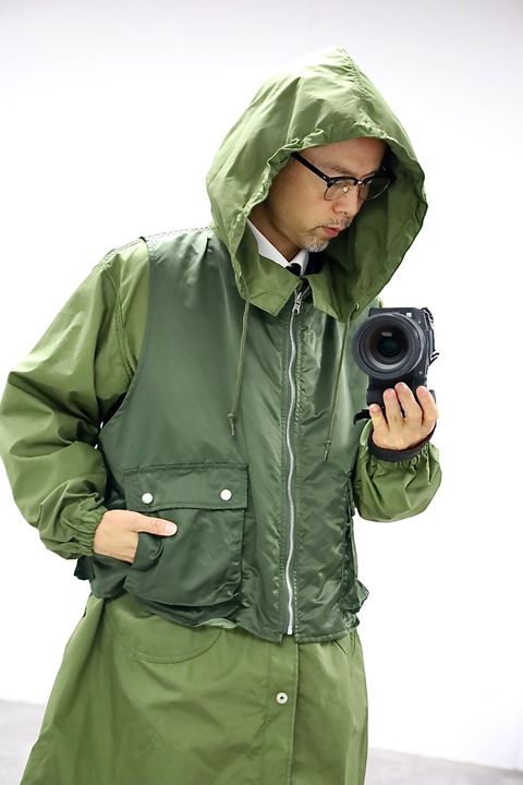 COMME des GARCONS HOMME 26FW リバーシブルモッズコートスタイル