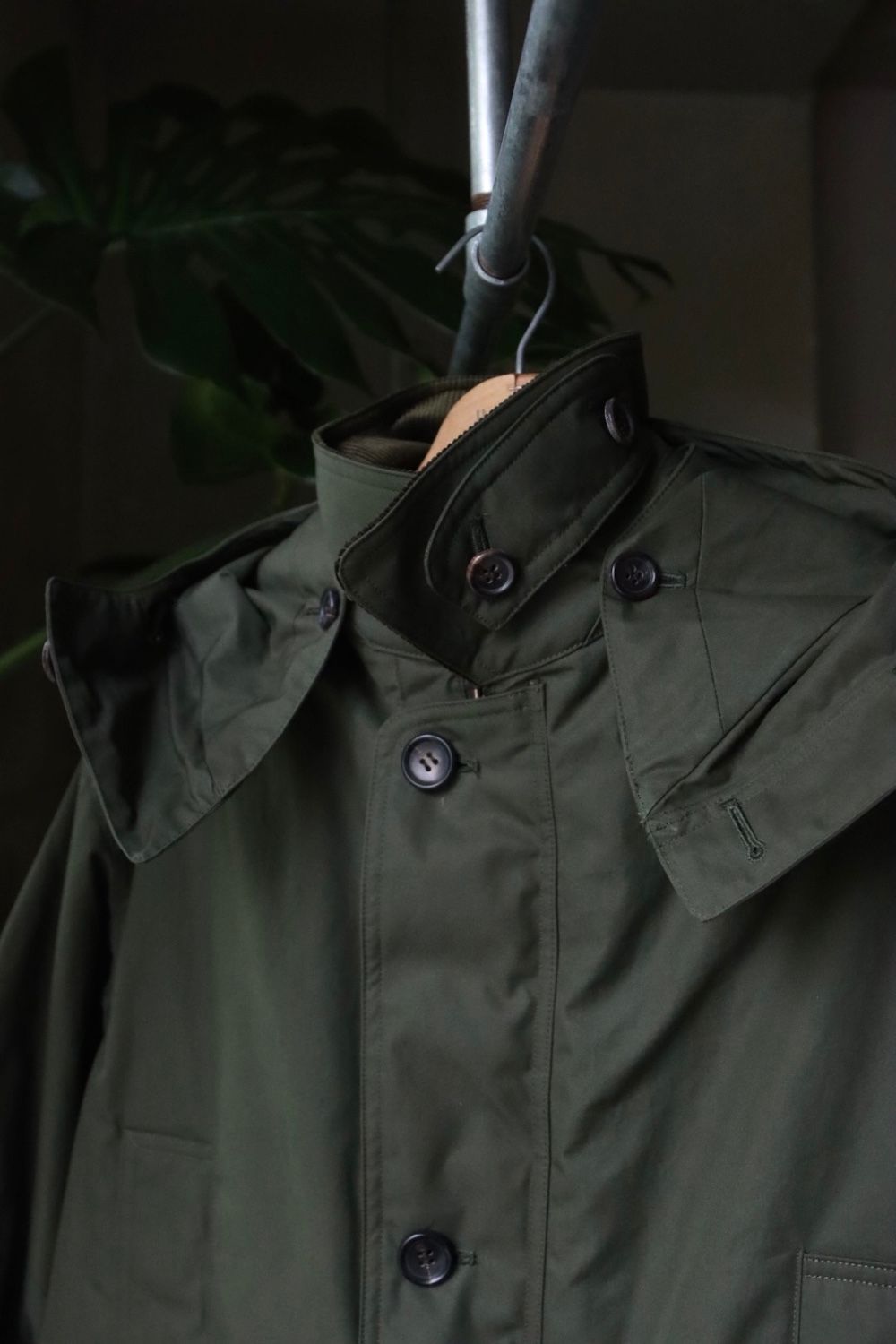 アプレッセ22FW Ventile Hunting Half Coat(22AAP-01-18H)OLIVE※10月1日(土)発売