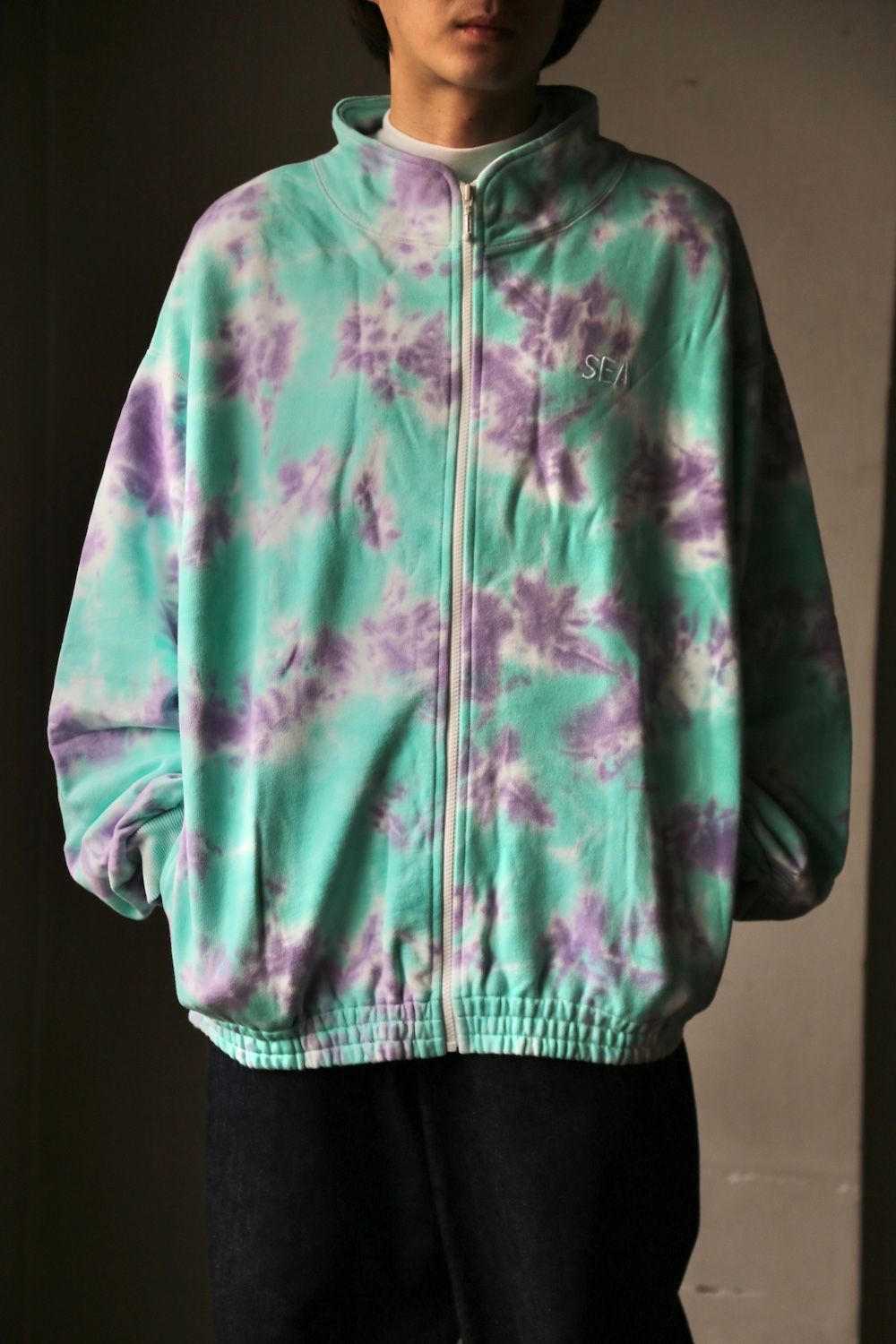 SEA (tie-dye) SWEAT BLOUSON