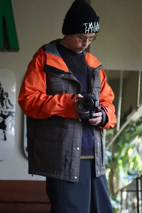 eYe JUNYA WATANABE MAN × THE NORTH FACE Wネームジャケットスタイル.2022.10.21.