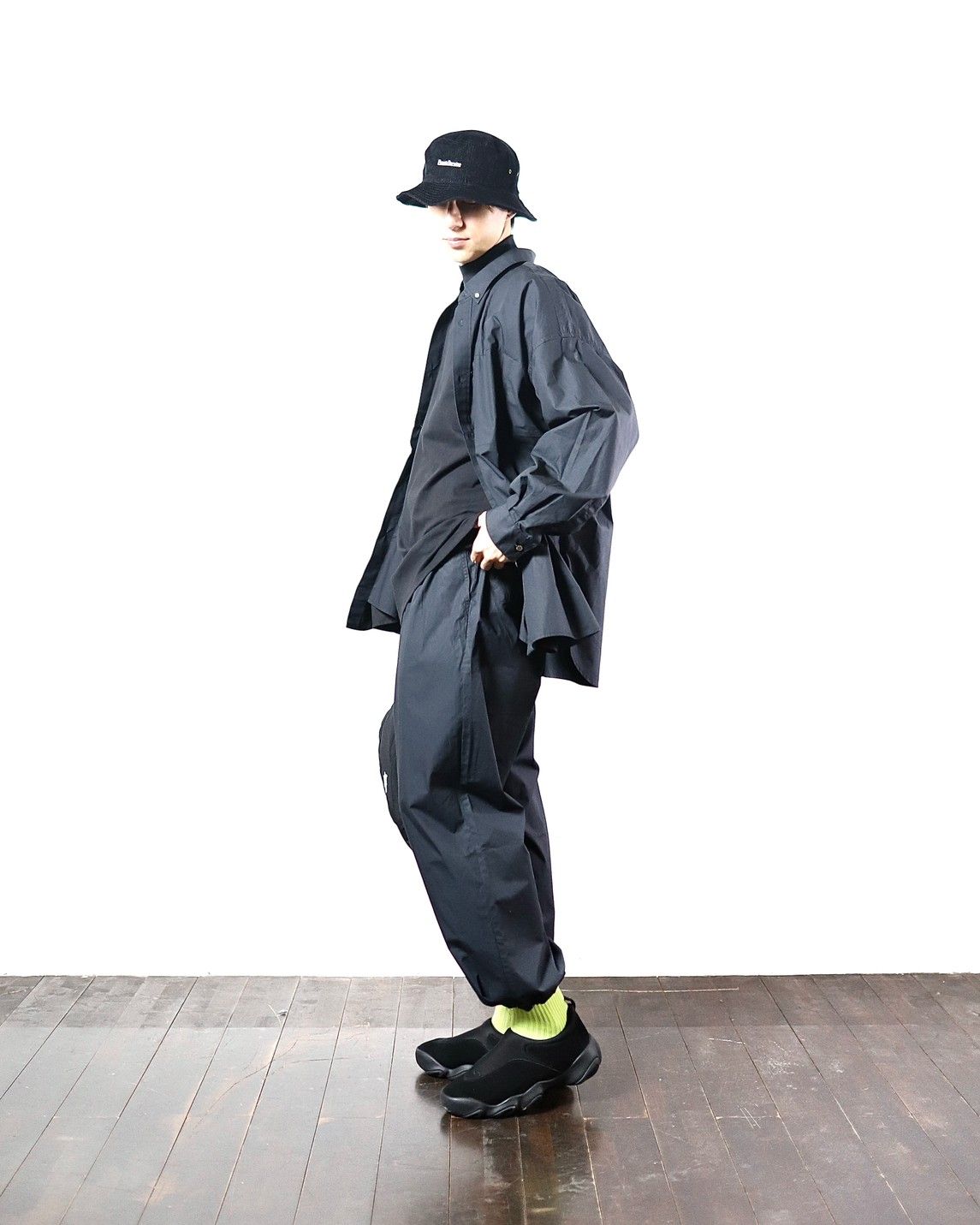フレッシュサービス UTILITY L/S B.D SHIRT(FSC243-50005B)BLACK