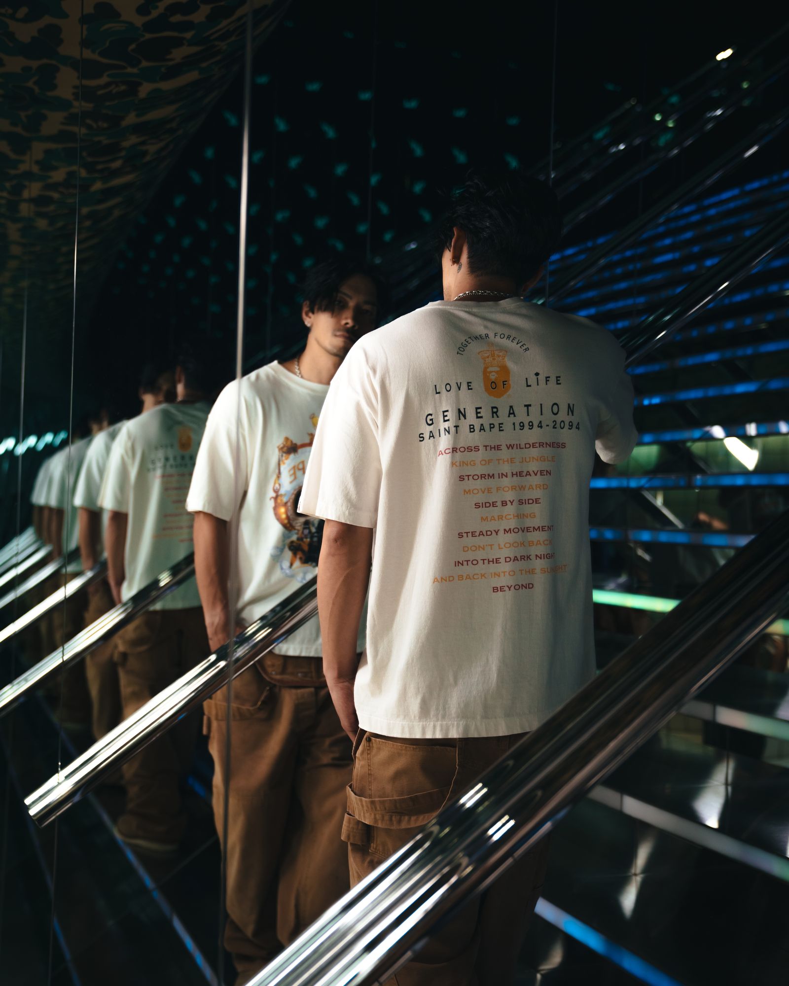 セントマイケル Tシャツ GENERATION BAPE_SS TEE(SM-HR1-0000-C36)WHITE★8月23日(土)発売！