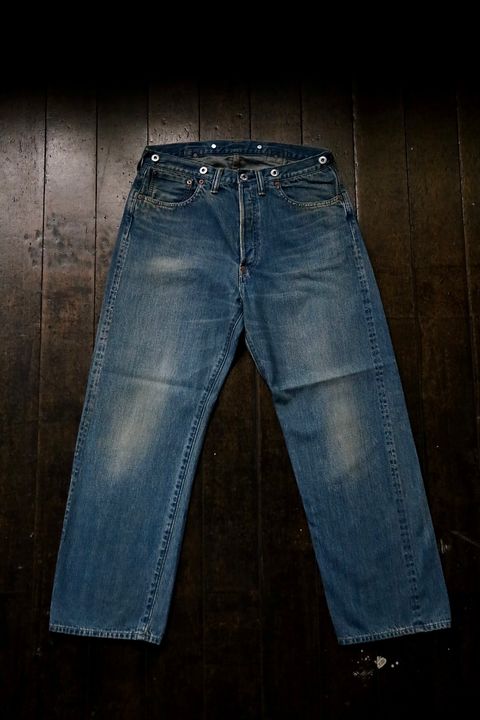 No.2 Washed Denim Pants(AP-4008)INDIGO