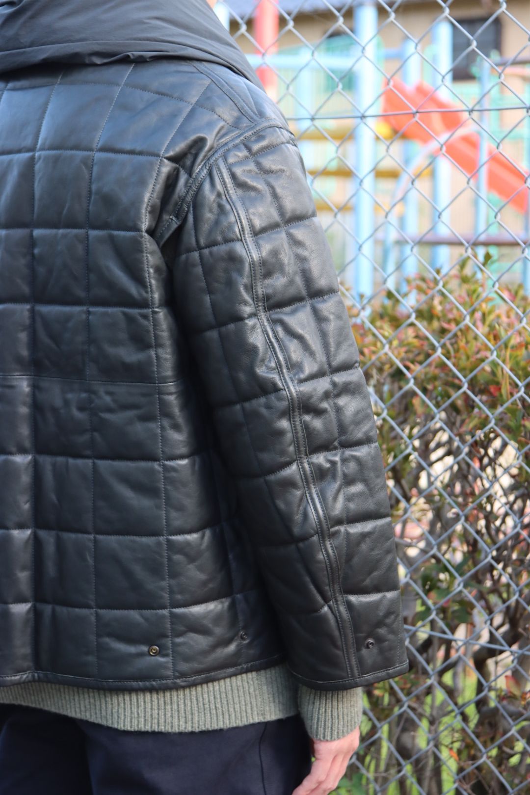 Reversible Quilted Leather LinnerBlouson | ochge.org