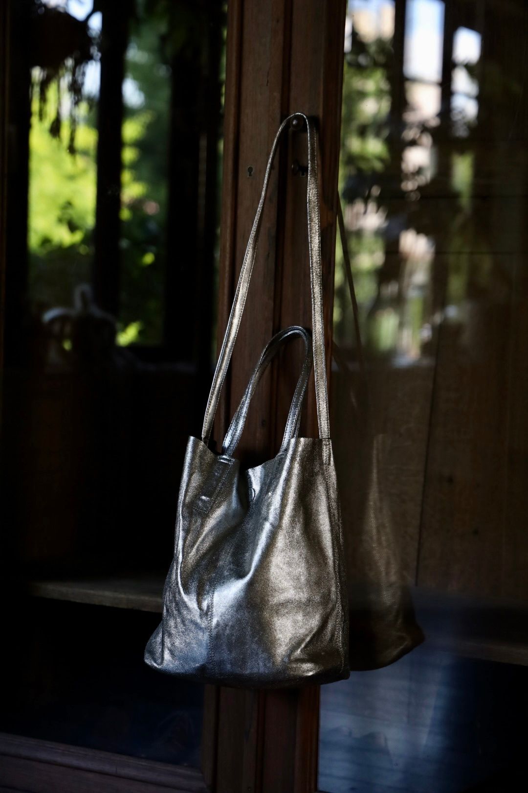 Morphee / モルフェ 3WAY MIDIUM TOTE(LONG)SILVER☆再入荷しました！