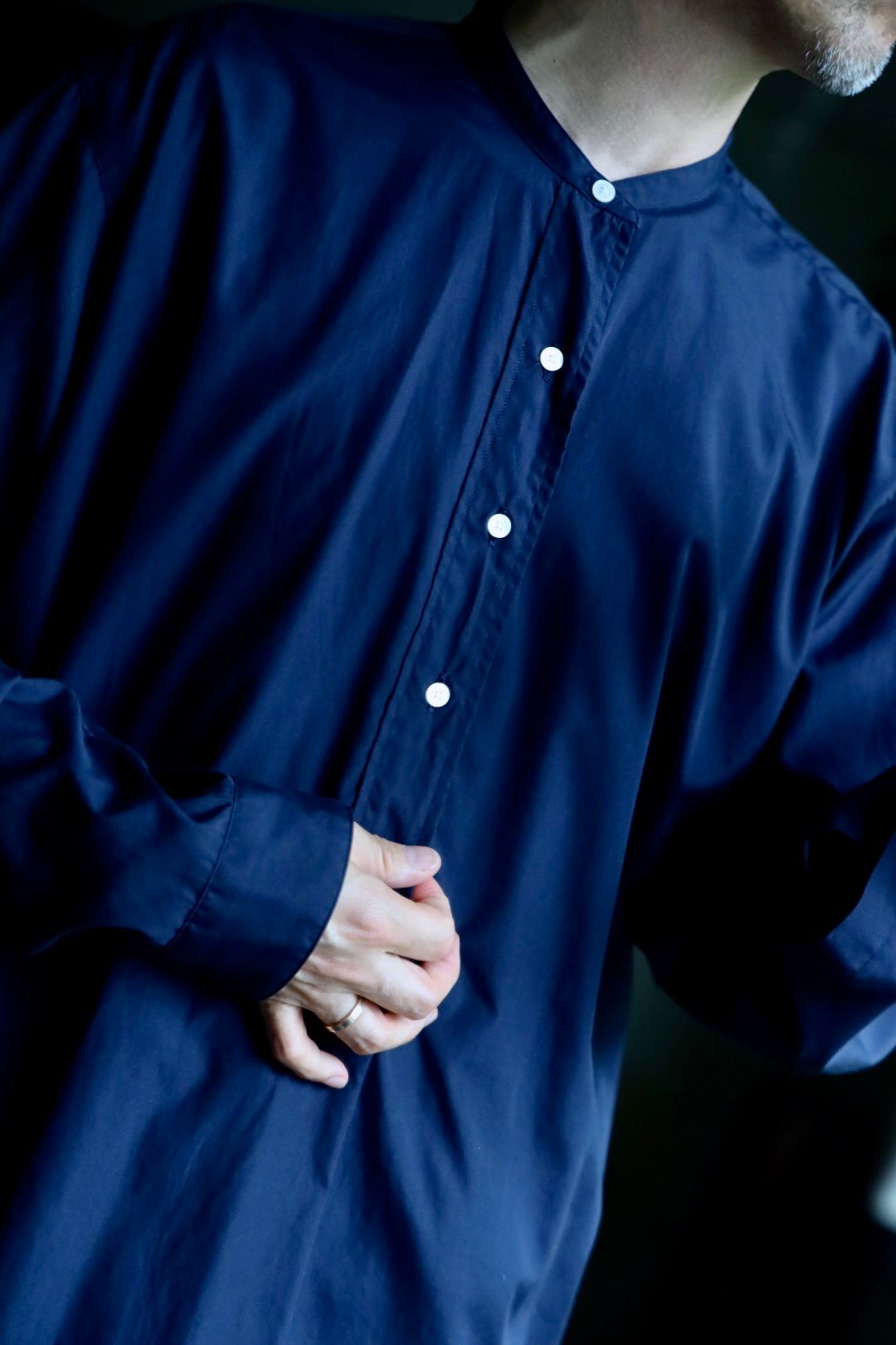 A.PRESSE Pullover Shirtスタイル.2024.6.28.