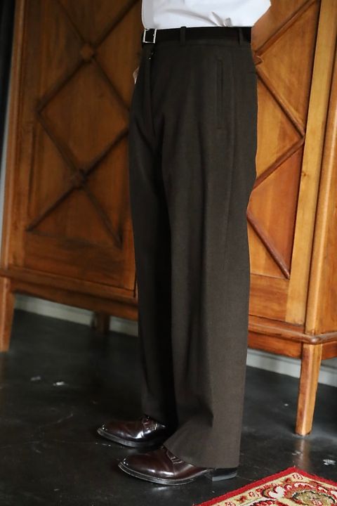 A.PRESSE 2026 STYLE2 Wool Flannel Jacketスタイル