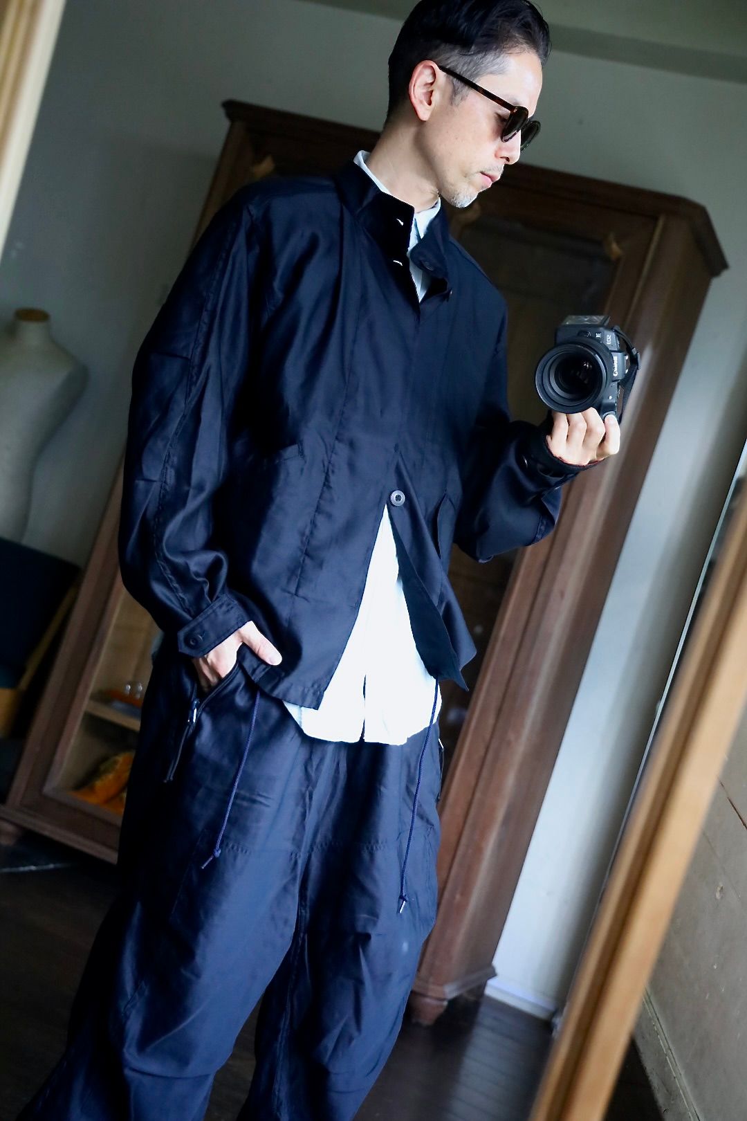 Gurank 25FW グランク ファティーグジャケットLM fatigue jk (2557)NAVY