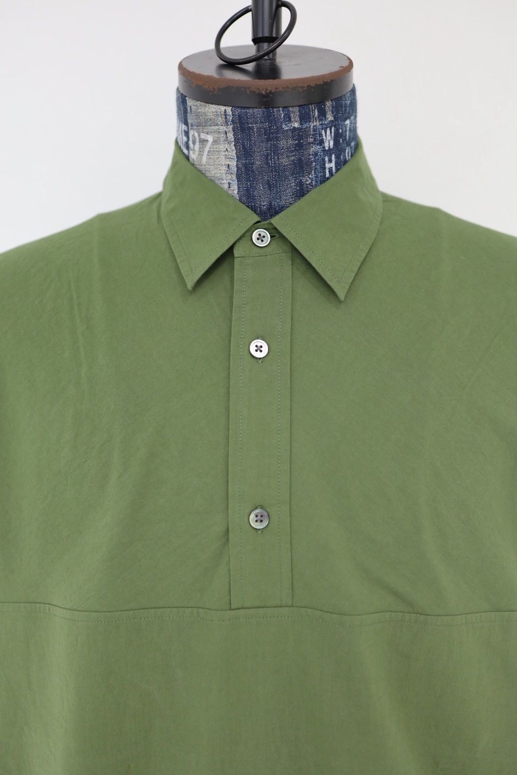 フレッシュサービス CRISP COTTON ANORAK L/S SHIRT(FSC261-50247)KHAKI☆3月14日(土)発売！