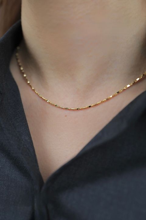 XOLO JEWELRY ネックレス / Brilliant Link Necklace -2mm-(XON58-50-G)☆再入荷！