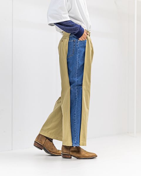 YOKE SPRING SUMMER 2026 Connected Chino&Denim Pants(YK26SS01214P)BEIGE☆12月20日(土)発売！