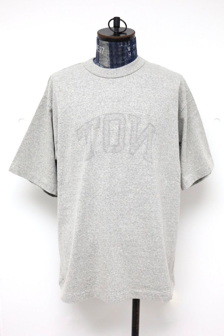 blurhms ROOTSTOCK ブラームスルーツストック 26SS NOT-PRINCE 88/12 Print Tee WIDE(bROOTS25S36S26B)HEATHER GREY x FADE GREY☆4月17日(金)新作発売！