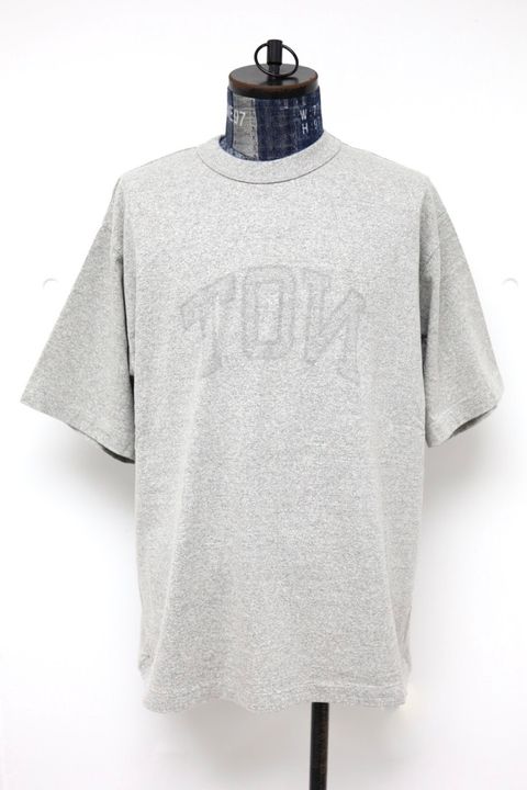blurhms ROOTSTOCK ブラームスルーツストック 26SS NOT-PRINCE 88/12 Print Tee WIDE(bROOTS25S36S26B)HEATHER GREY x FADE GREY☆4月17日(金)新作発売！