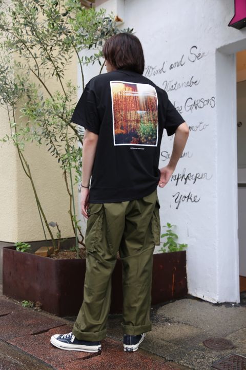 WIND AND SEA SEA "ornament"PHOTO (SATIN) T-SHIRT(WDS-20S2-CS-08)"BLACK"style.2020.7.10