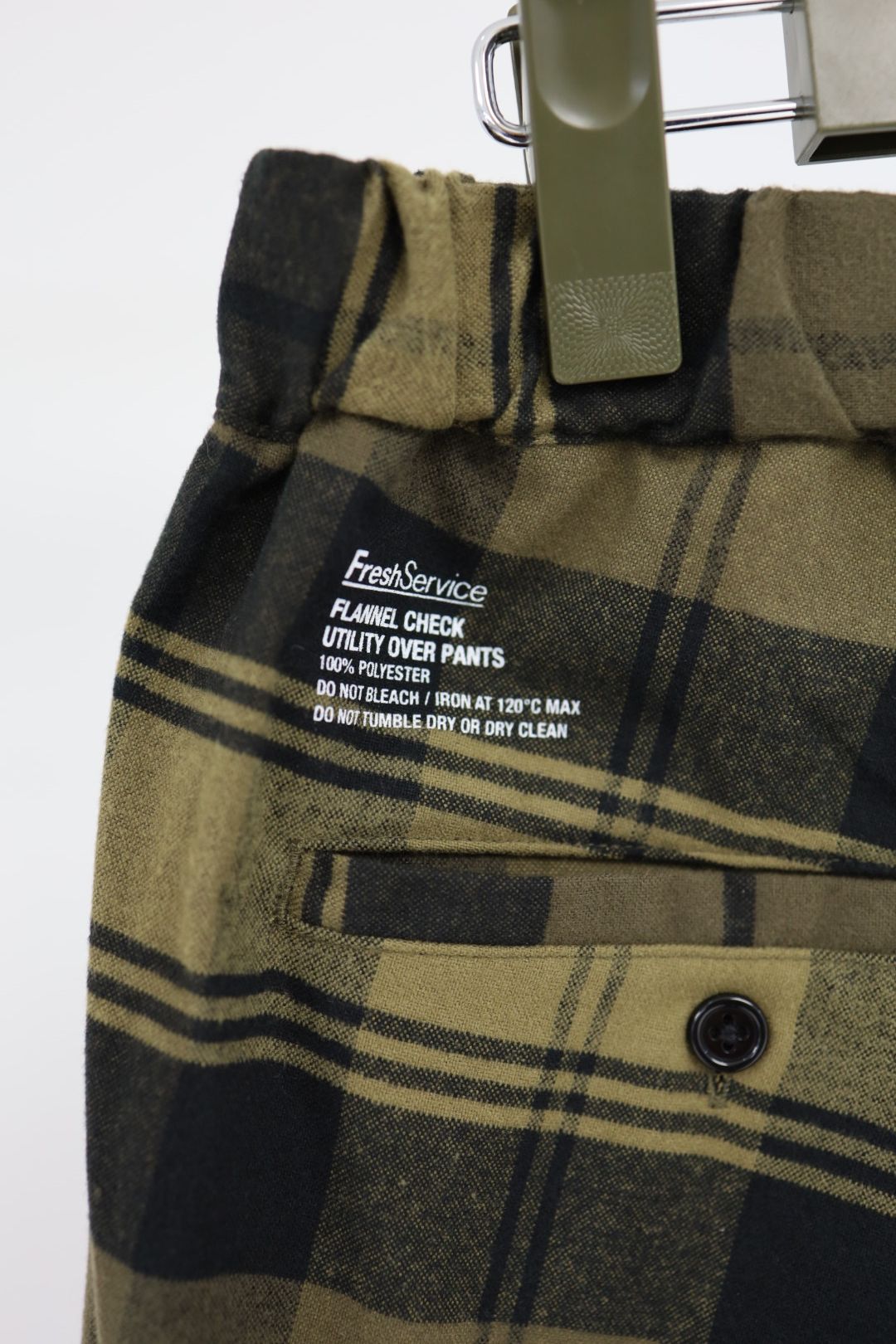 フレッシュサービス FLANNEL CHECK UTILITY OVER PANTS(FSP254-40060)BROWN☆11月15日(土)発売！