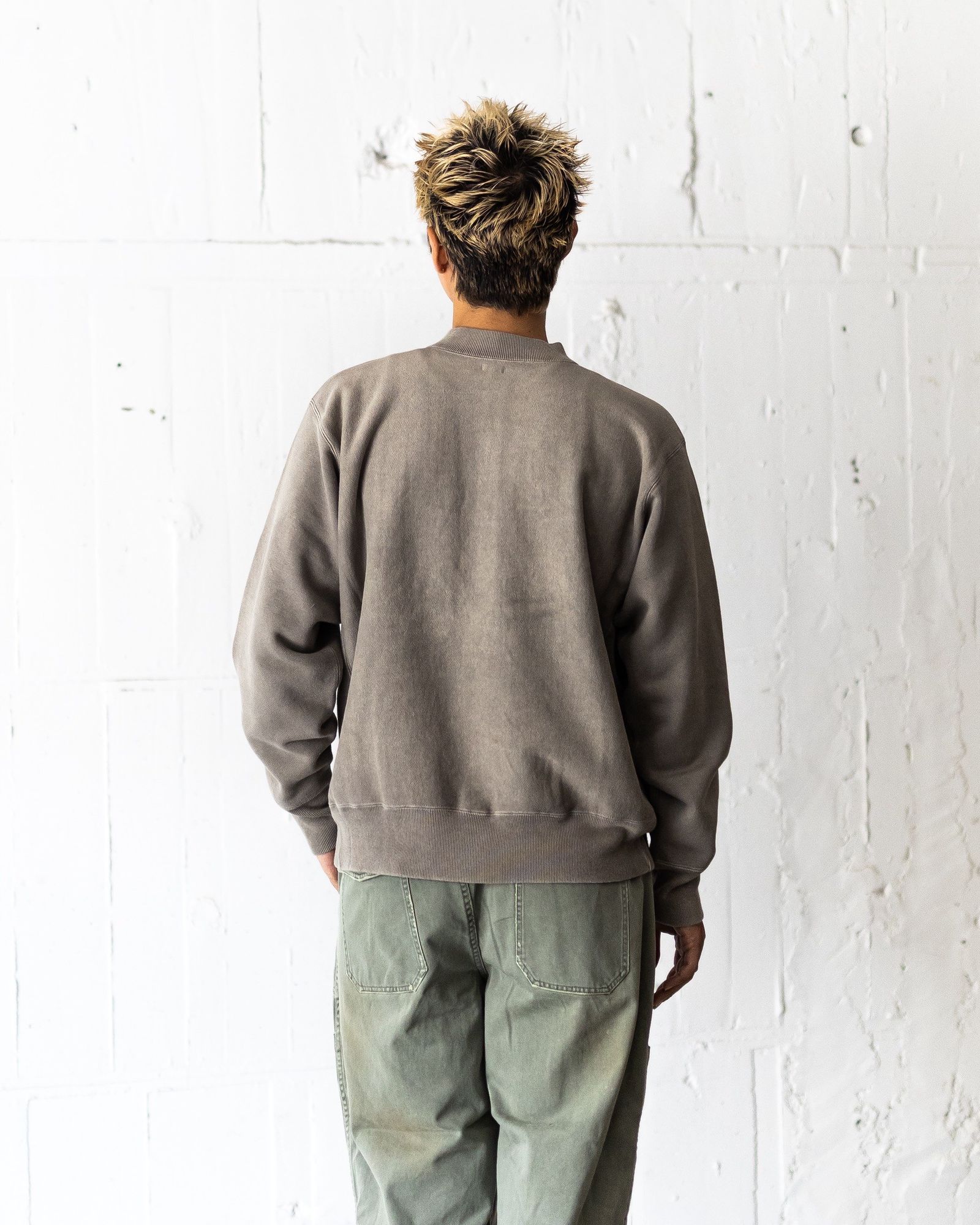 A.PRESSE Vintage Half Zip Rib Collar Sweatshirt 8月23日(土)新作発売！