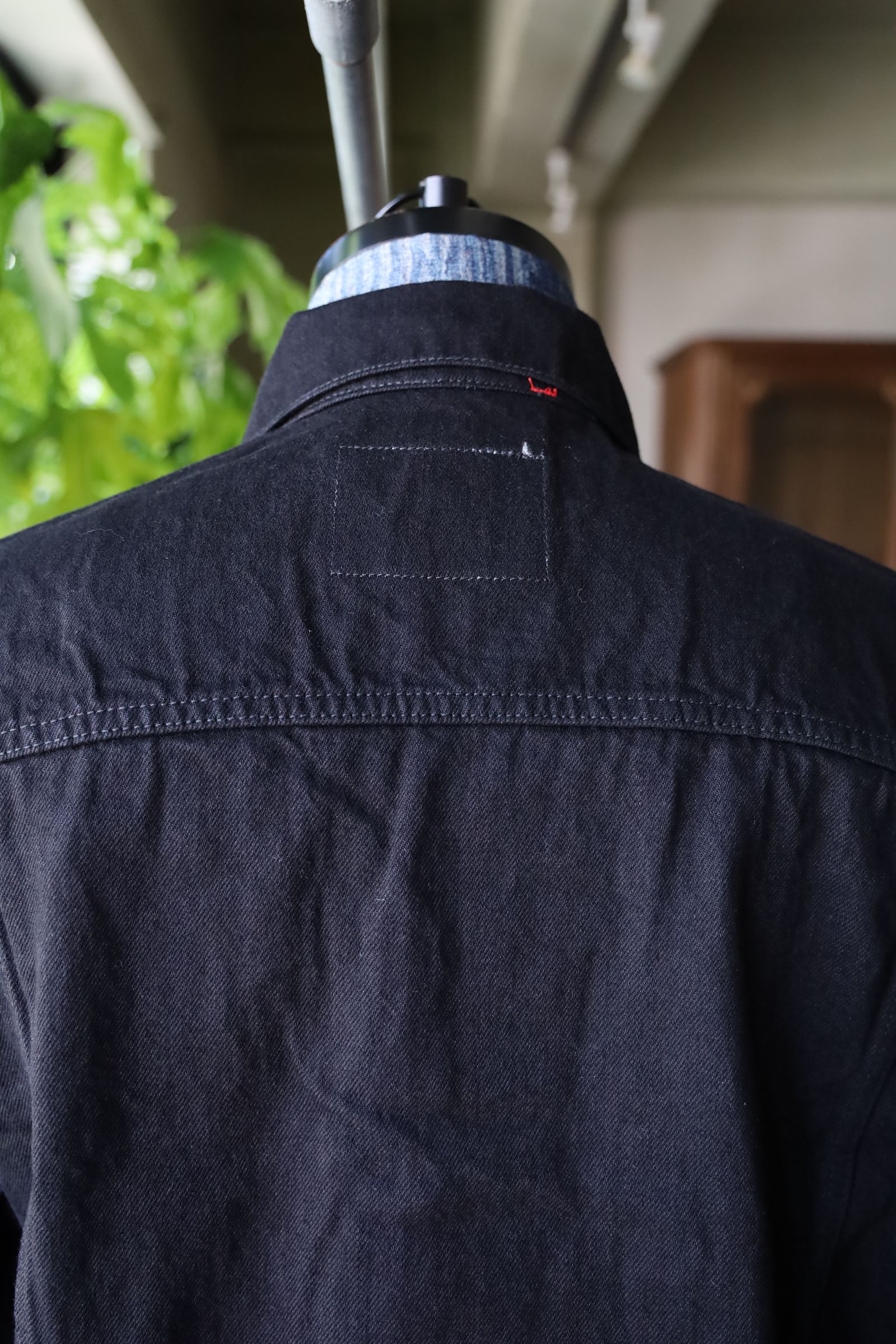 グラフペーパー 25AW Selvage Denim Trucker Jacket(GM253-20055RB)BLACK_WASHED
