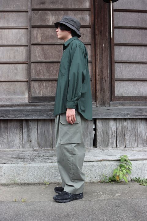 Graphpaper Broad L/S Oversized Regular Collar Shirt style.2022.7.24