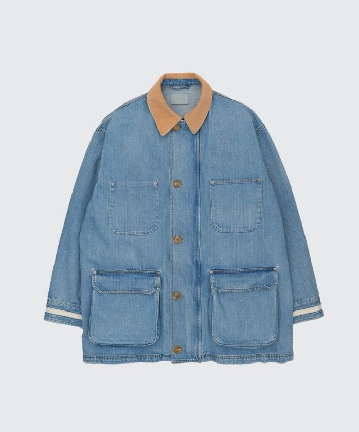 ヨーク 25FW VINTAGED DENIM COVERALL HALF COAT(YK25FW01067C)INDIGO☆9月6日(土)発売！