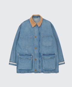 ヨーク 25FW VINTAGED DENIM COVERALL HALF COAT(YK25FW01067C)INDIGO☆9月6日(土)発売！