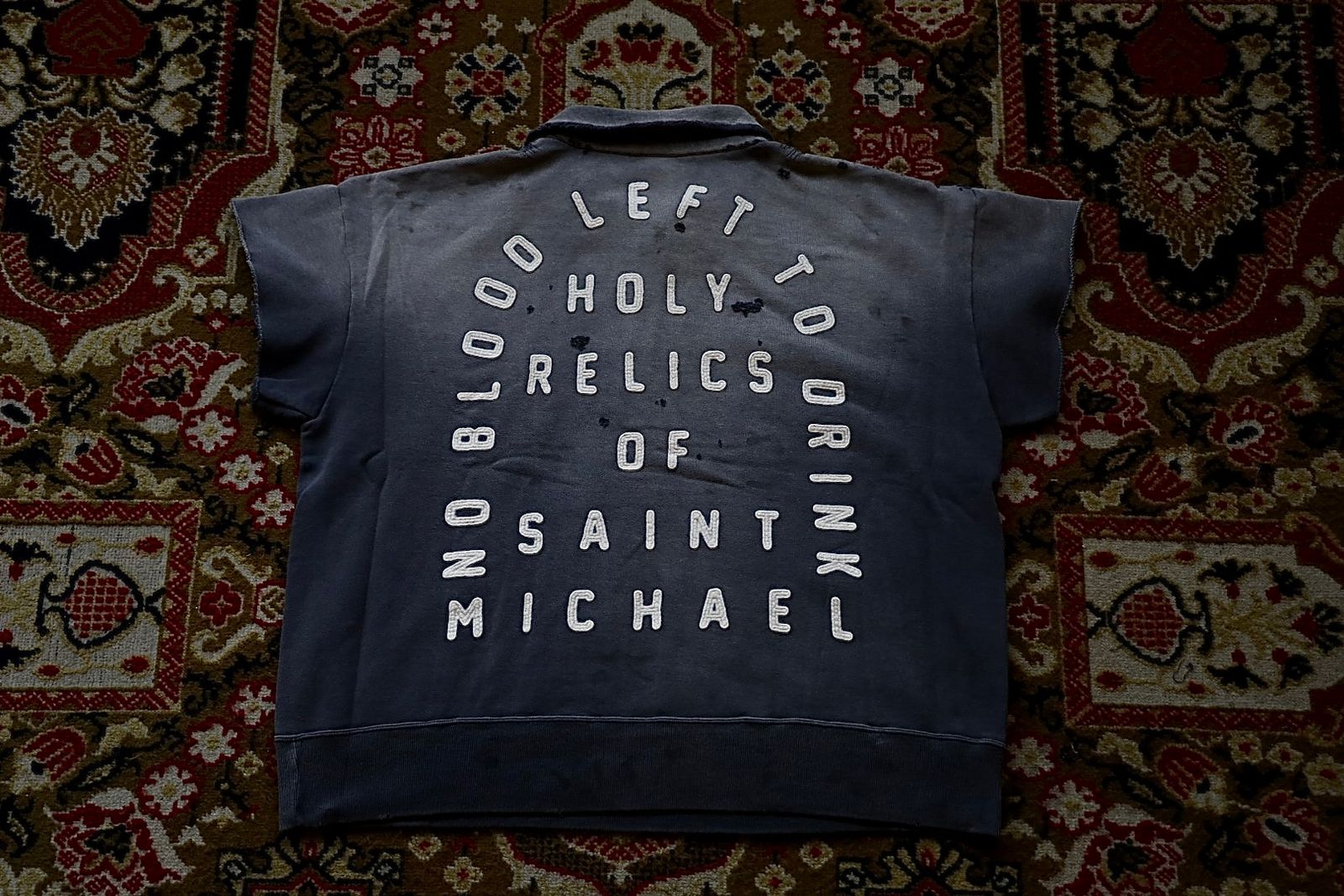 セントマイケル 26SS SAINT HALF ZIP SWEAT(SM-MK8-0000-052)CHARCOAL☆4月11日(土)発売！