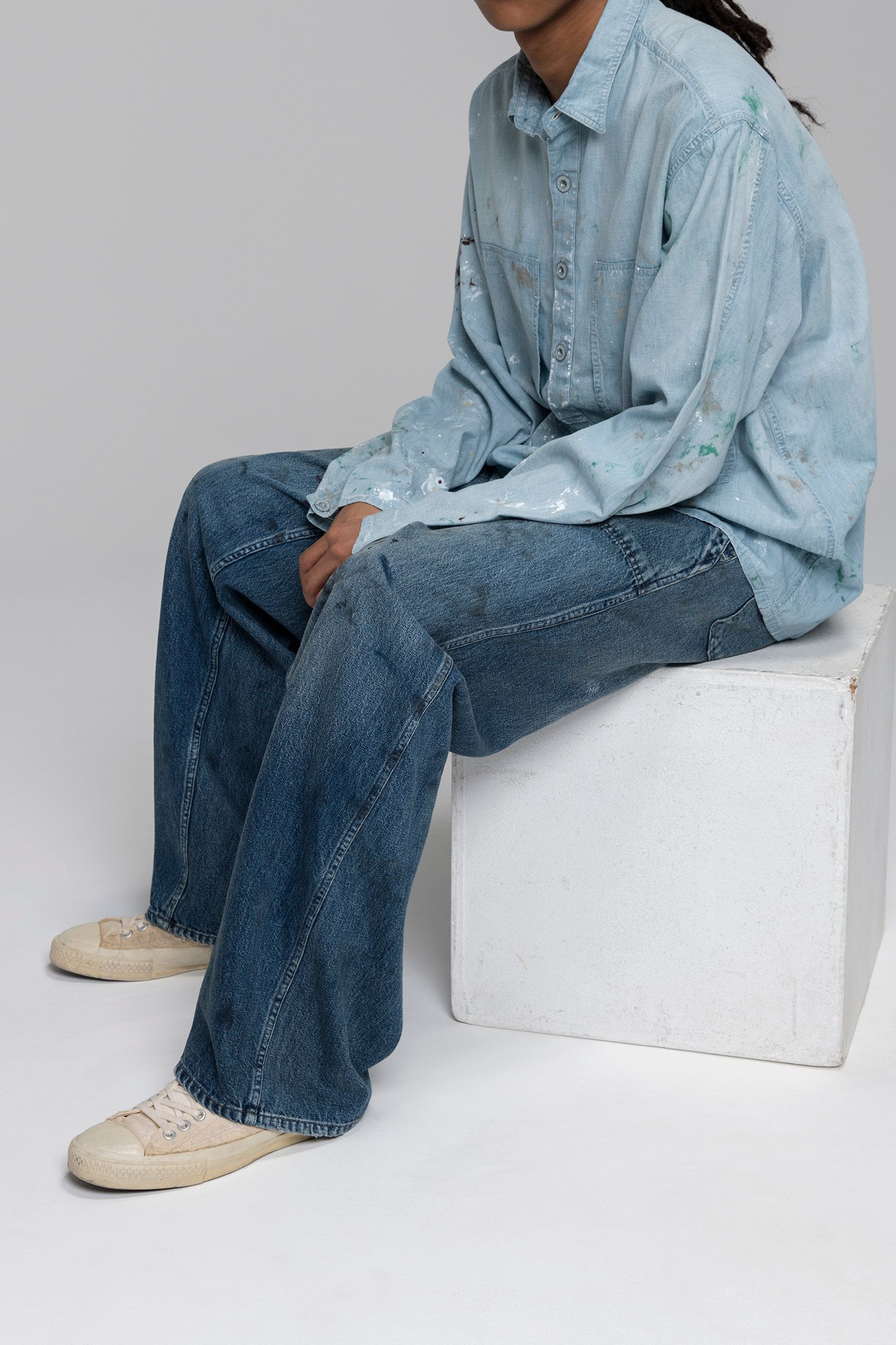 BOW WOW バウワウ  M-44 DENIM TROUSERS(BW252-M4DT)AGED INDIGO