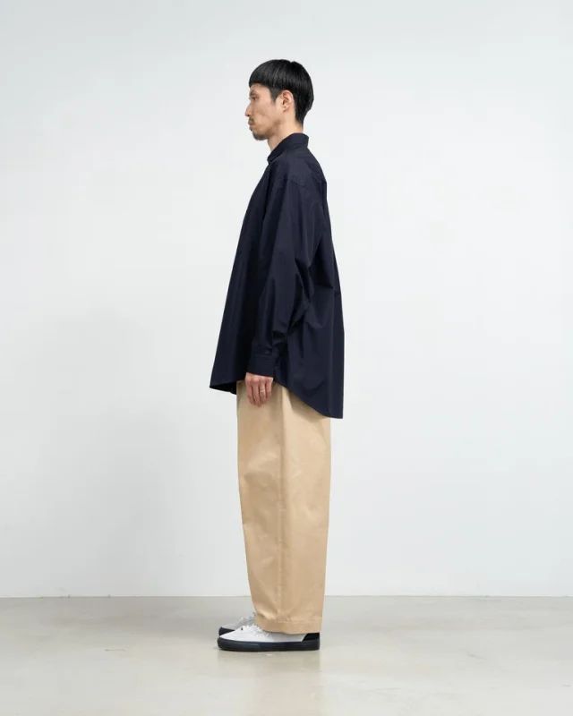 Hight Count Wide Spread Collar Shirt(GM234-50032B)BLACK