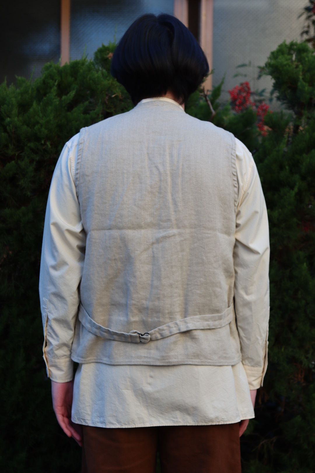 Ets.MATERIAUX M38 Motor cycle coat"BROWN"style.
