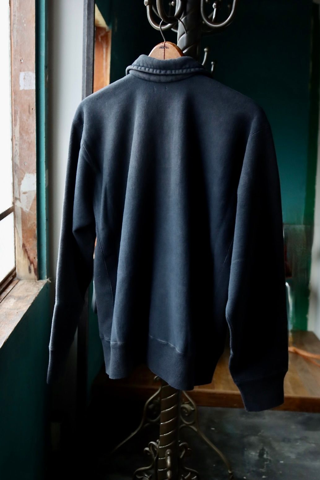 アプレッセ 2025 STYLE2 Vintage Half Zip Sweatshirt(25AAP-05-09)BLACK☆8月9日(土)発売！