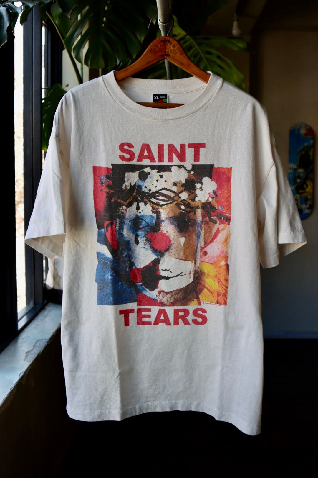 宅配 ©SAINT M×××××× DENIMTEARS CLOWN SS TEE ecousarecycling.com