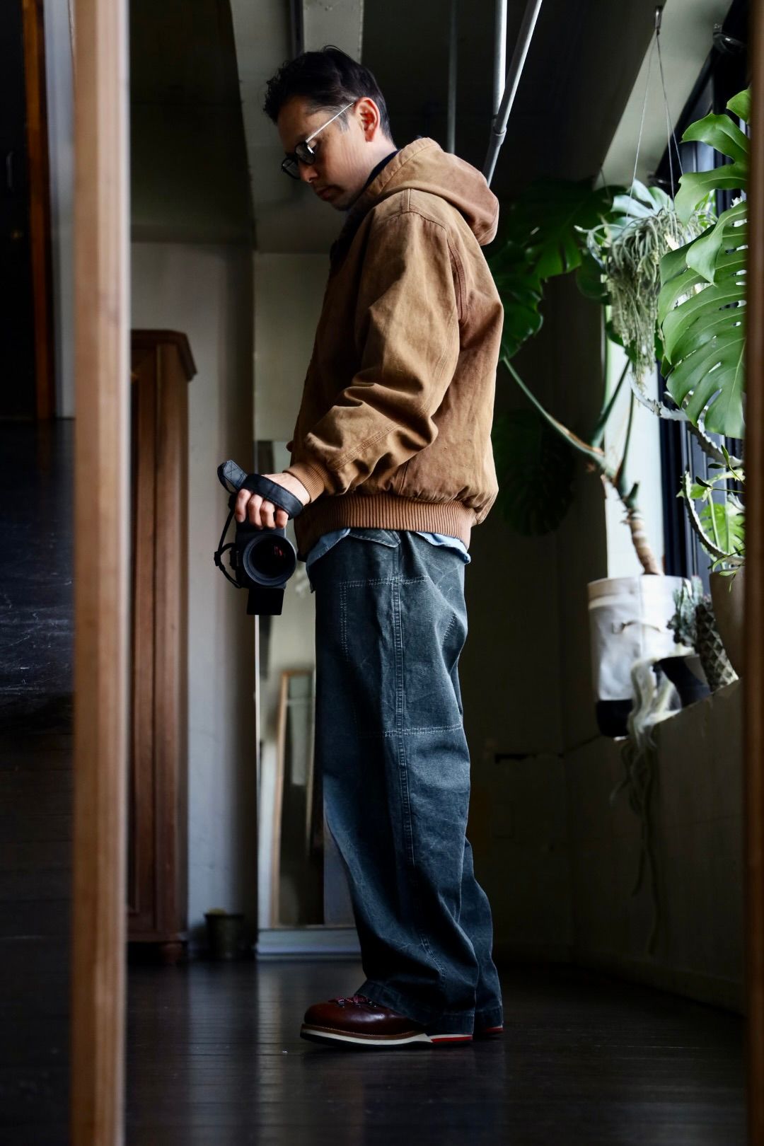 アプレッセ Silk Linen Hooded Parka(25SAP-01-14H)BROWN☆1月11日(土)発売！