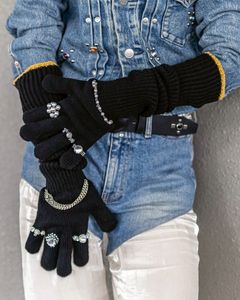 doublet ダブレット25AW LONG KNIT GLOVES WITH RINGS (25AW87GV04) BLACK★9月13日(土)発売！