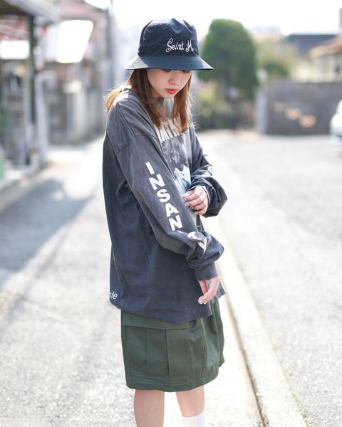 ©SAINT M×××××× セントマイケル23SS LS TEE SAINT MX6スタイル