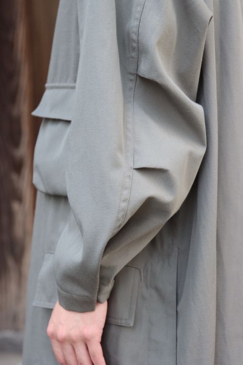 YOKE DESERT STORM OVERCOAT(YK21AW0239C) style. 2021.09.27.
