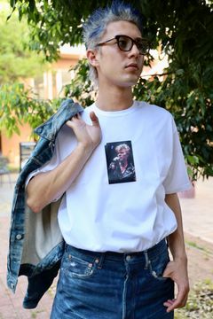 アイジュンヤワタナベマン 26SS BerBerJinコラボ David BowieプリントTシャツ(WQ-T909-101)WHITE☆5月15日(金)発売！