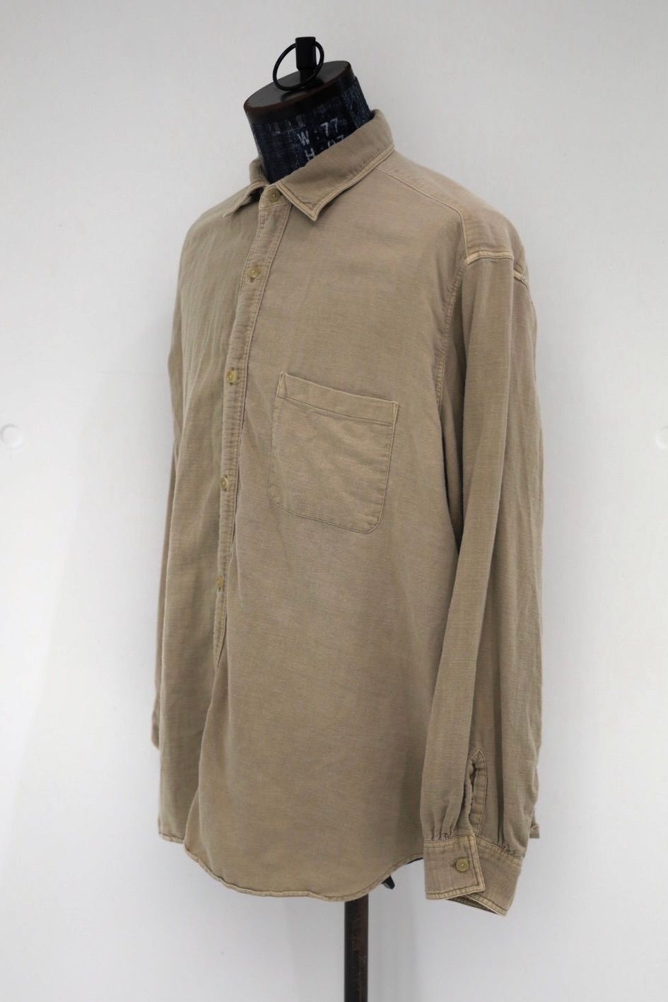 アプレッセ 2026 STYLE2 Vintage Cotton Moleskin Shirts(26AAP-02-16) BEIGE☆6月20日(土)発売！