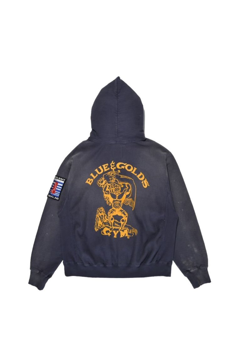 BOW WOW バウワウ US NAVY SEALAB HOODIE AGING(BW242-UNSHA)NAVY AGING☆11月2日(土)11:00発売！