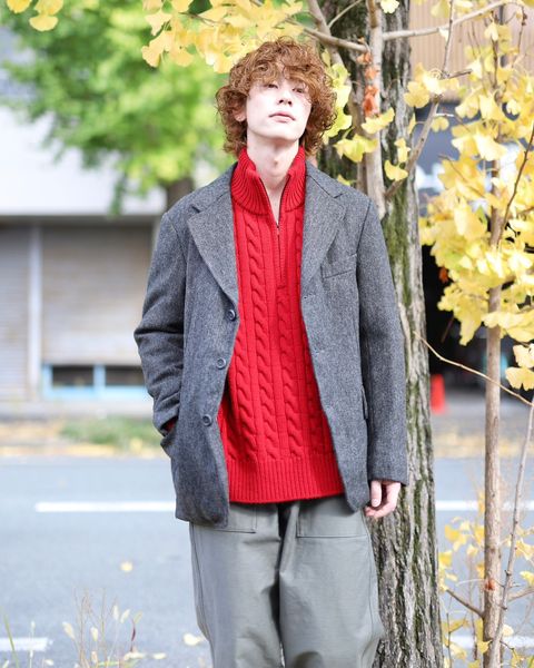 A.PRESSE アプレッセ 2023 Style2 Tweed Tailored Jacketスタイル
