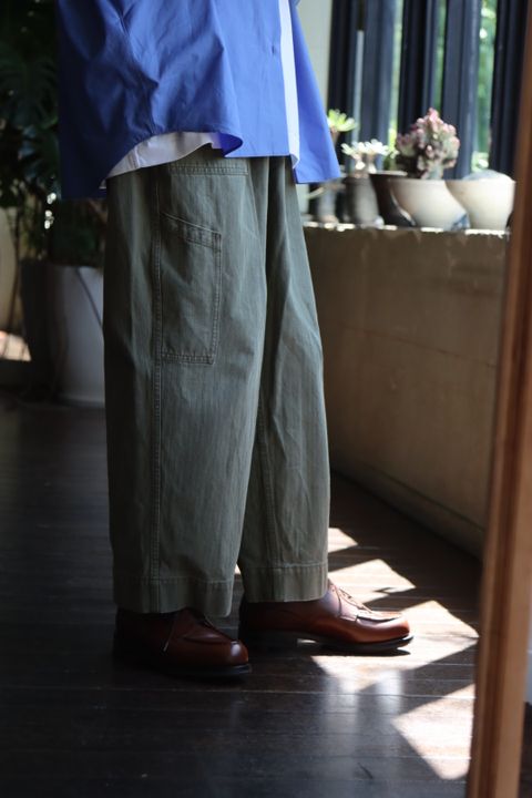 ATON 22FW STANDARD SHIRT"SAX"スタイル.2022.7.6.