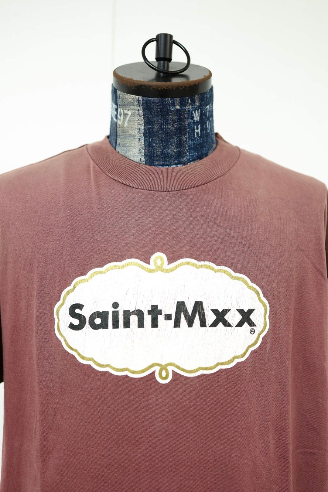 セントマイケル 26SS SAINT MXX_SS T-SHIRT(SM-MK8-0000-023)BURGUNDY☆4月29日(水)新作発売！