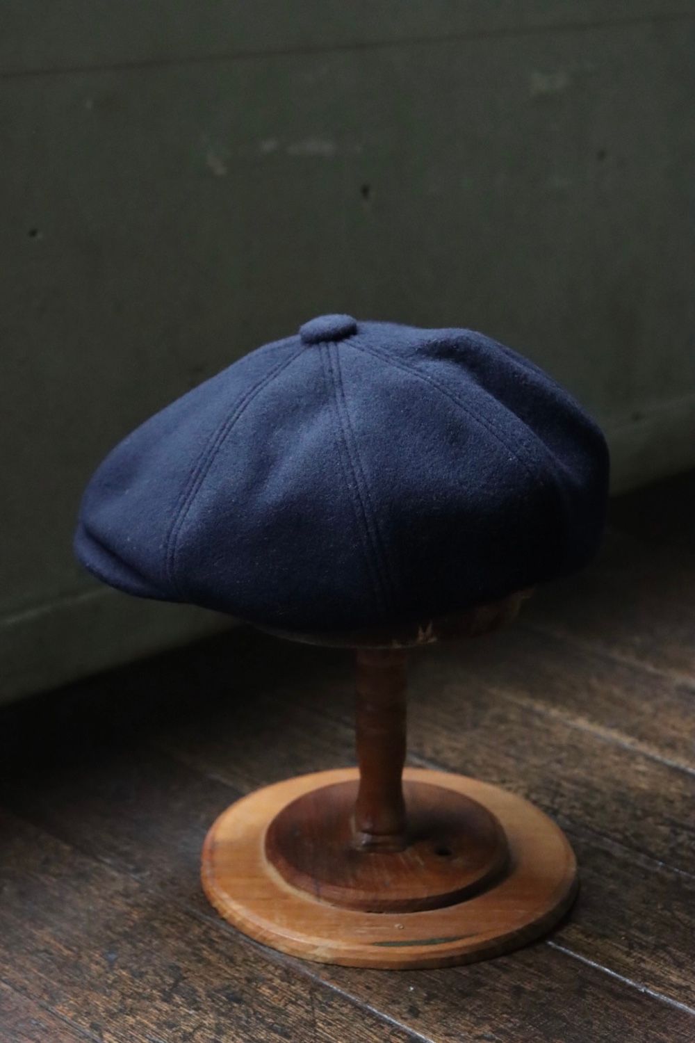 イズネス 22AW WOOL CASQUETTE is-ness×CPH (1004ACHAT01)NAVY