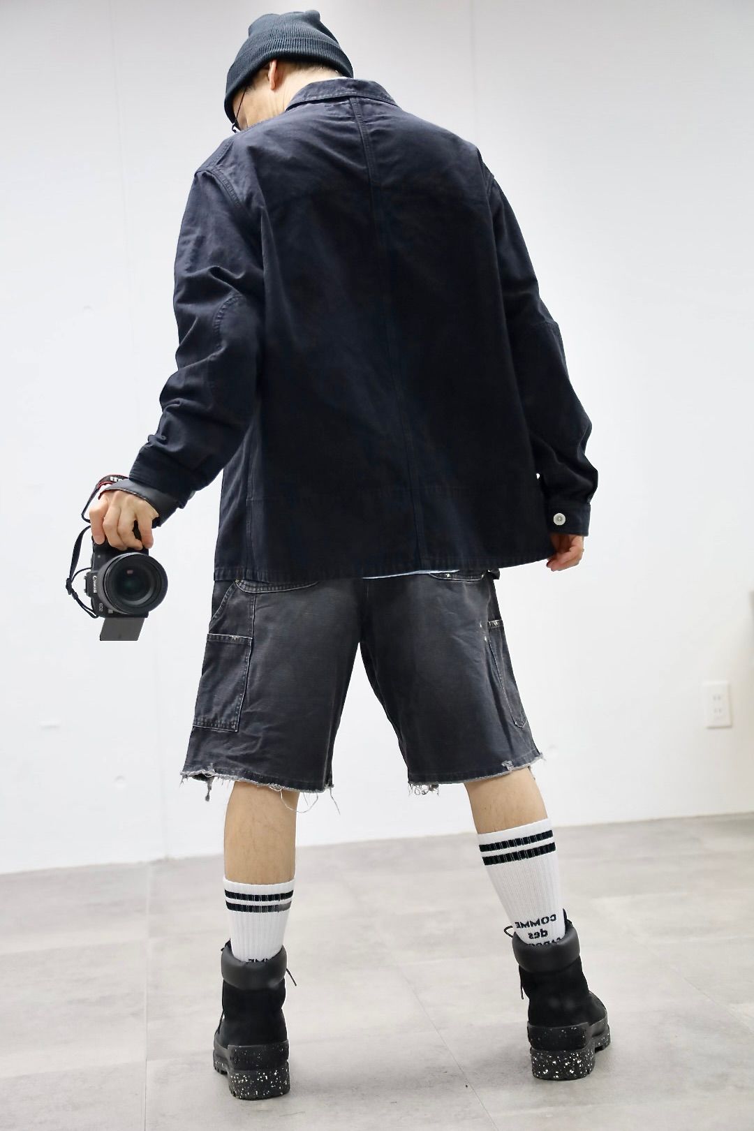 COMME des GARCONS HOMME 26SS 製品加工リバーシブルカバーオールスタイル