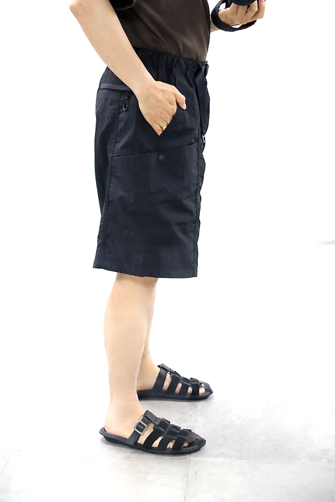 COMME des GARCONS HOMME 26SS ナイロンタッサー半袖シャツスタイル